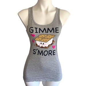 🌼 5 for $30 Gimme S’more Novelty Muscle Tank Top Lounge Sleep